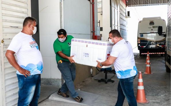 Sergipe recebe mais 9 mil doses da vacina do Instituto Butantan