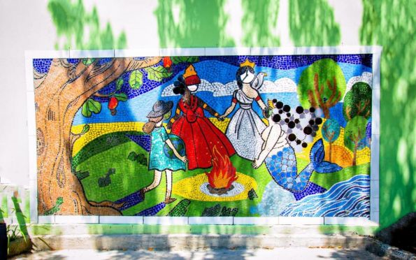 Jabotiana recebe mural de artista contemplada pela Lei Aldir Blanc