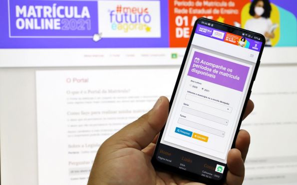 Matrícula online para rede estadual inicia-se nessa quinta, 11