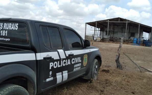 Polícia Civil e Emdagro localizam abatedouro clandestino em Cedro