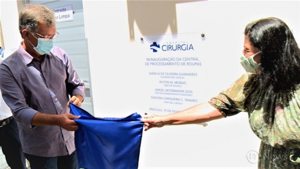 Hospital Cirurgia reinaugura Central de Processamento de Roupas